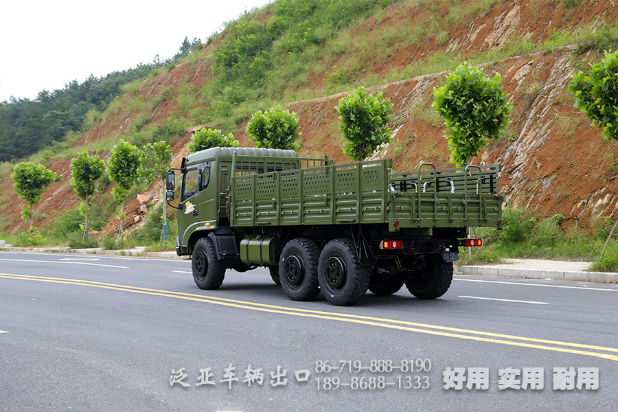 东风6×6,越野卡车厂家,专用卡车厂家,升级款货车,EQ2102载货车,东风六驱,六驱EQ2102,190马力货车,平头货车定制
