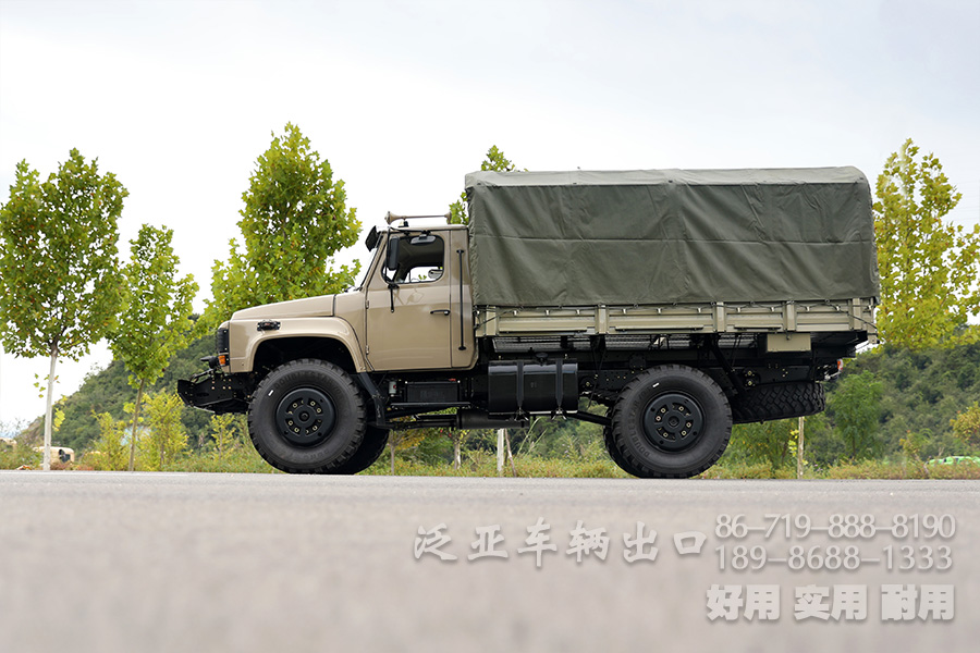 东风四驱,东风4x4,东风尖头卡车,东风越野卡车,东风全驱卡车,EQ2070,尖头运输车,东风四驱货车,定制化越野车,全驱卡车出口