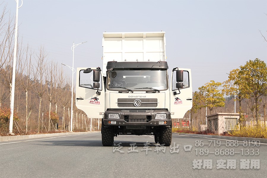 东风13吨自卸车，四驱自卸卡车，4x4自卸车，货箱加高型自卸车，越野自卸卡车，两桥矿用自卸车，自卸车出口，自卸车销售
